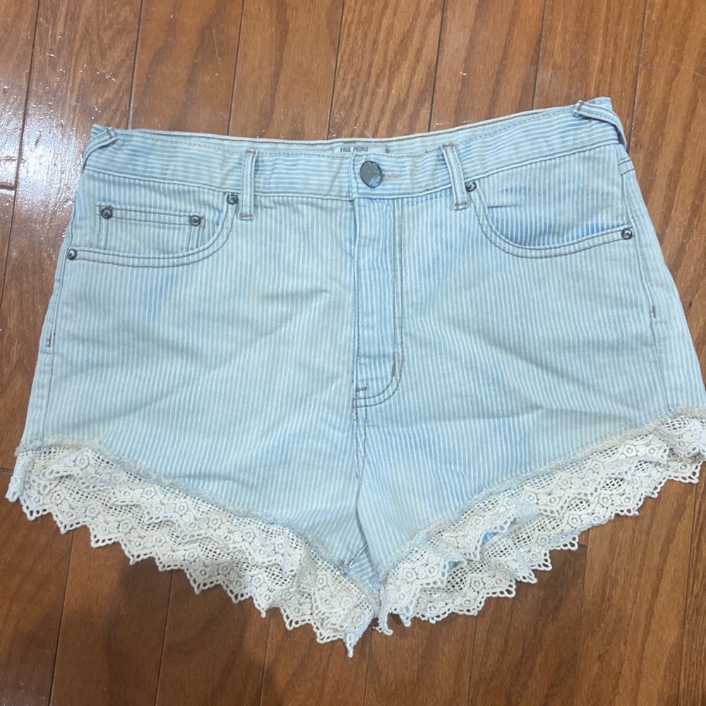 Free People Seer Sucker shorts